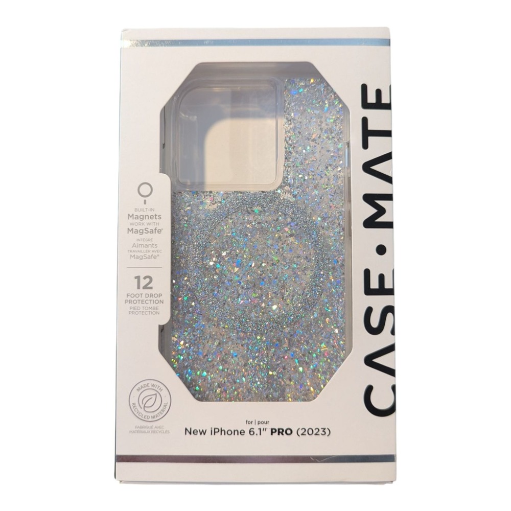 D3. Case-Mate Twinkle Disco with MagSafe Case For Apple iPhone 15 Pro (6.1 Pro)